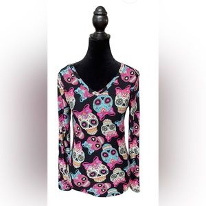 Sugar Skull Long Sleeve Shirt